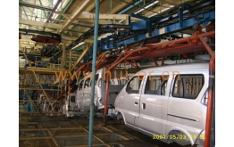 汽車噴漆（qī）生產線
